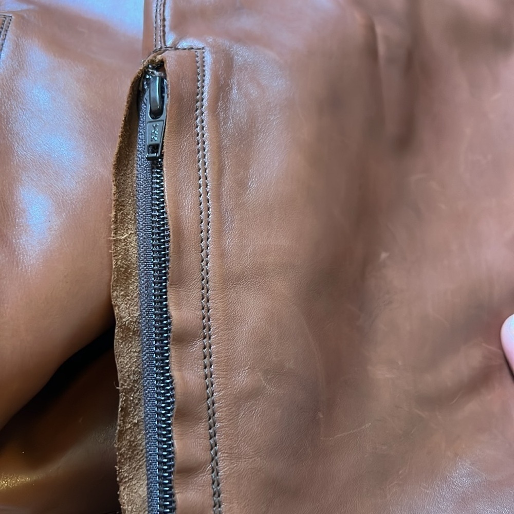 Fru. it Leather  Tall Brown Boots - Picture 7 of 10
